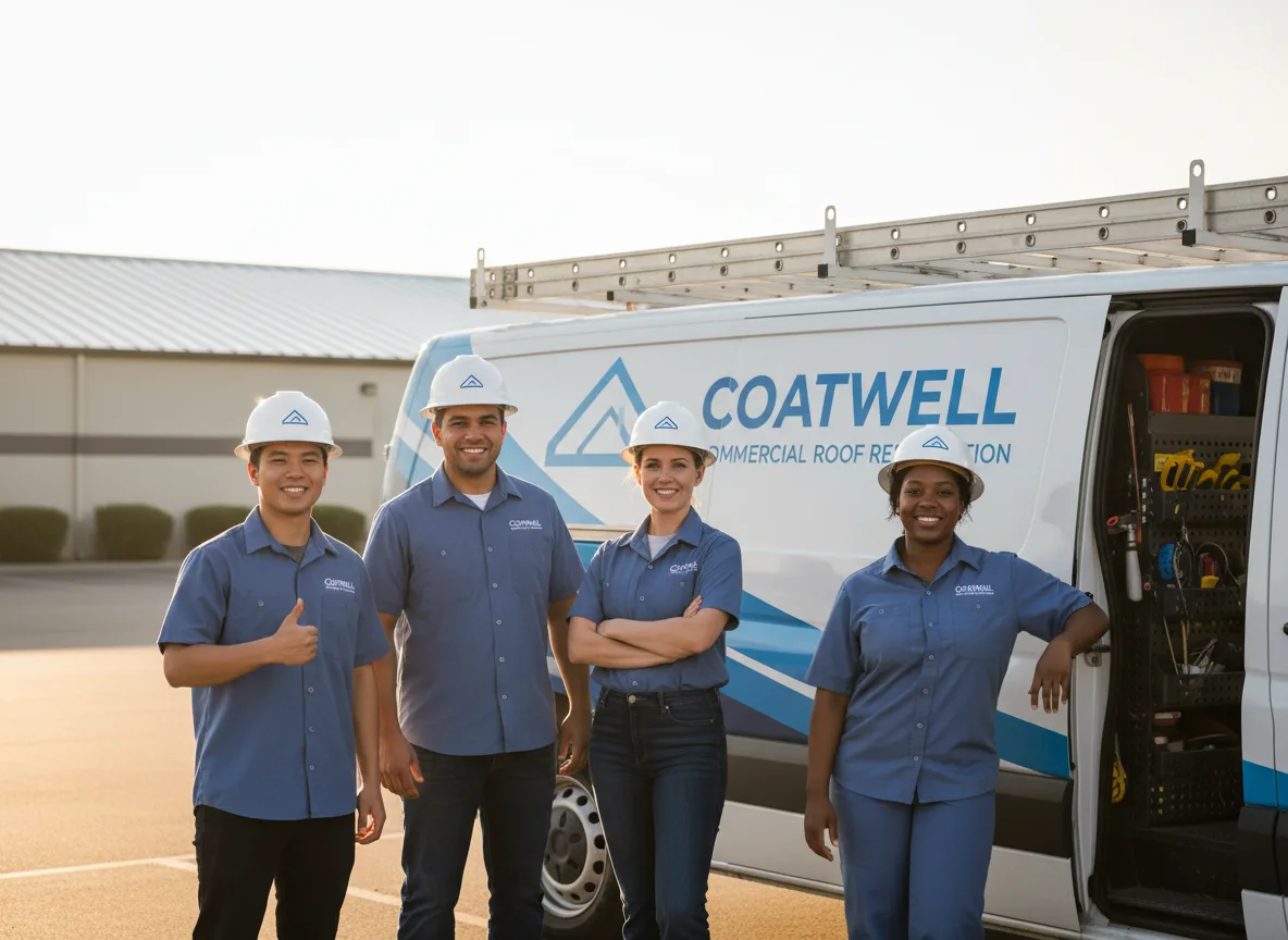 Commercial roof coating company in Parlin, CO